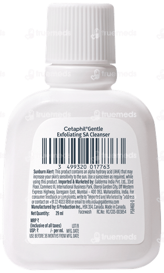 Cetaphil Gentle Exfoliating Sa Cleanser 29ml