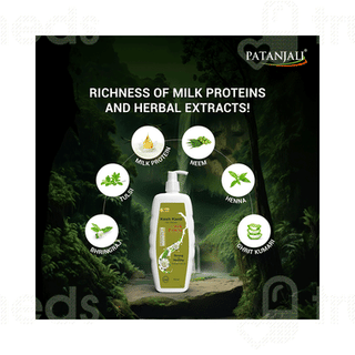 Patanjali Kesh Kanti With Milk Protein New Hair Cleanser 650ml