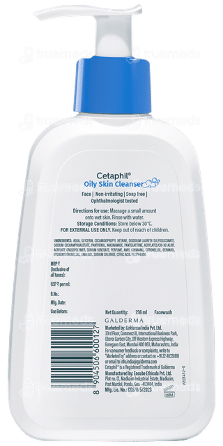 Cetaphil Oily Skin Cleanser 236Ml