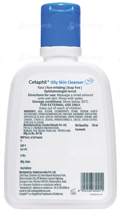 Cetaphil Oily Skin Cleanser 118ml