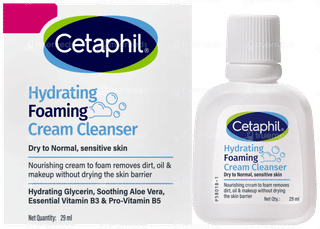 Cetaphil Hydrating Foaming Cream Cleanser 29ml
