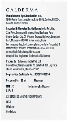 Cetaphil Hydrating Foaming Cream Cleanser 29ml