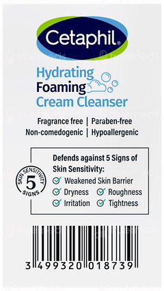 Cetaphil Hydrating Foaming Cream Cleanser 29ml