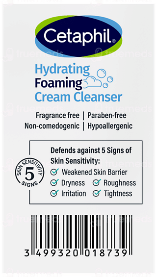 Cetaphil Hydrating Foaming Cream Cleanser 29ml