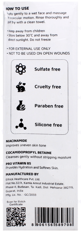 Derbeau Niacinamide & Pro-Vitamin B5 Skin Cleanser 125Ml
