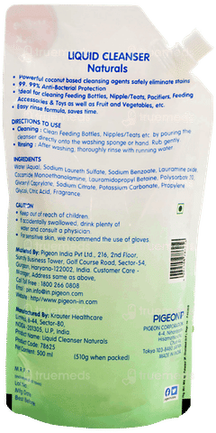 Pigeon Naturals Liquid Cleanser Refill 500Ml