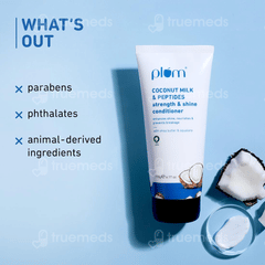 Plum Coconut Milk & Peptides Strength & Shine Conditioner 175gm