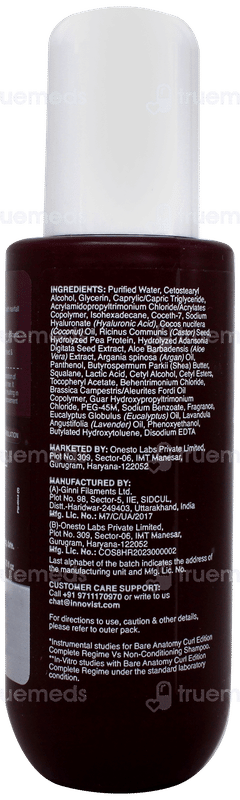 Bare Anatomy Curl Intensifying Leave In Conditioner 140ml