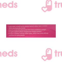 Kohinoor Pink Shaped Condom 3