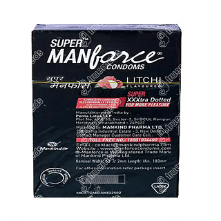 Manforce Dots 1500 Super Litchi Condom Pack Of 3