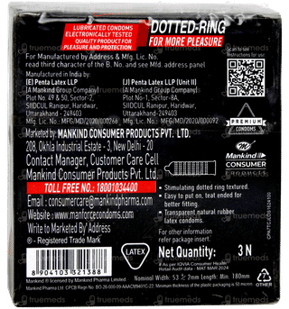 Manforce Cocktail Strawberry & Vanilla Flavoured Condoms 3