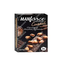 Manforce Cocktail Chocolate Hazelnut Condom Pack Of 3