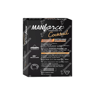 Manforce Cocktail Chocolate Hazelnut Condom Pack Of 3