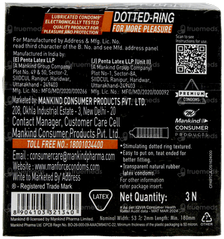 Manforce Cocktail Chocolate & Hazelnut Flavoured Condoms 3