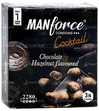 Manforce Cocktail Chocolate Hazelnut Condom Pack Of 3