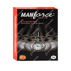 Manforce Overtime Orange Condom Pack Of 3