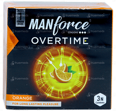 Manforce Overtime Orange Condoms 3