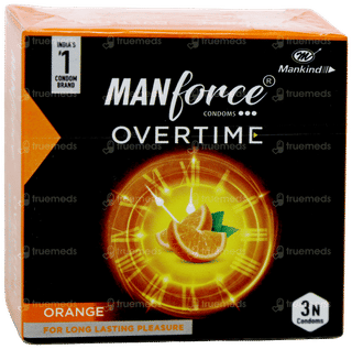 Manforce Overtime Orange Condoms 3