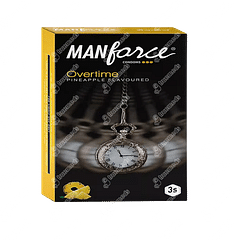 Manforce Overtime Pineapple Condom Pack Of 3