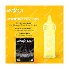 Manforce Overtime Pineapple Flavoured Condoms 3