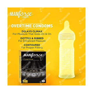 Manforce Overtime Pineapple Condom Pack Of 3