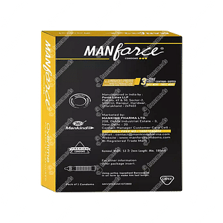 Manforce Overtime Pineapple Condom Pack Of 3