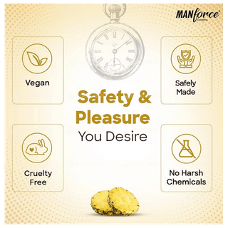 Manforce Overtime Pineapple Flavoured Condoms 3