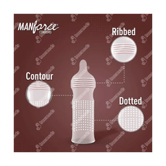 Manforce Wild 3 In One Chocolate Flavoured Condoms 10