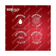 Manforce Wild Strawberry Flavoured Condoms 10
