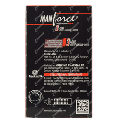 Manforce Wild Strawberry Flavoured Condoms 10