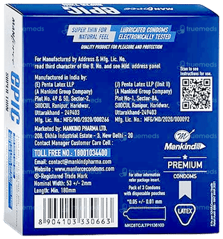 Manforce Epic Desire Super Thin Silk Chocolate Premium Condoms 3