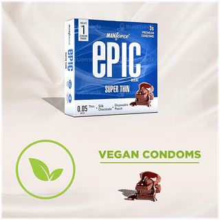 Manforce Epic Desire Super Thin Silk Chocolate Premium Condoms 3