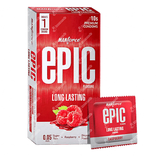 Manforce Epic Long Lasting Raspberry Condom Pack Of 10