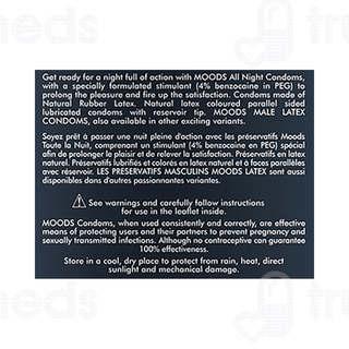 Moods All Night Condoms 10