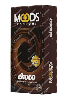 Moods Choco Flavoured & Dotted Condoms 12 Moods Choco Flavoured & Dotted Condoms 12