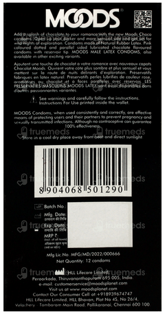 Moods Choco Flavoured & Dotted Condoms 12
