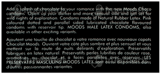 Moods Choco Flavoured & Dotted Condoms 12