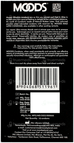 Moods Ultra Thin Condoms 10