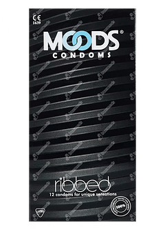 Moods Ribbed Condoms 12 Moods Ribbed Condoms 12