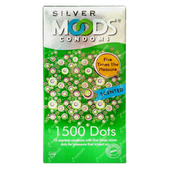 Moods Silver 1500 Dots Condoms 12