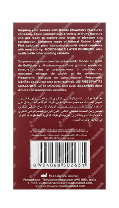 Moods Strawberry Condoms 12