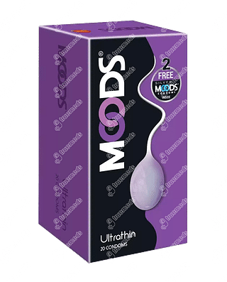 Moods Ultra Thin Silver Box Of Condom 20