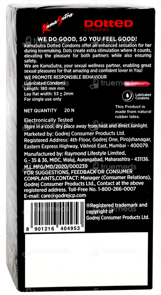 Kamasutra Dotted Condoms 20