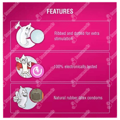 Kamasutra Excite Banana Flavoured Dotted Condoms 10