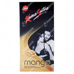 KAMASUTRA DOTTED MANGO BOX OF CONDOM 10