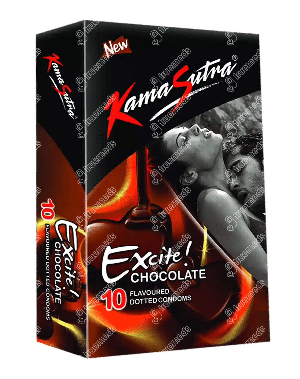 Kamasutra Excite Chocolate Box Of Condom 10 Uses, Side Effects
