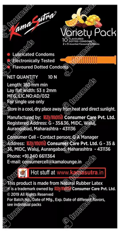 Kamasutra Variety Pack Condoms 10