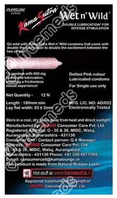 Kamasutra Wet N Wild Condoms 12