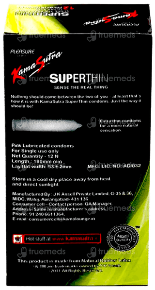Kamasutra Superthin Condoms 12