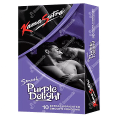 KAMASUTRA SMOOTH PURPLE DELIGHT CONDOM 10